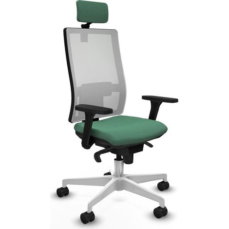 Piqueras y Crespo 3D026N2 Chaise de bureau vert émeraude (1/3)