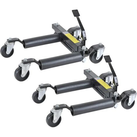 Hydraulic Vehicle Positioning Wheel Skates x2 (1500LB Go Jack Car Dolly Tyre Lift) (1/4)