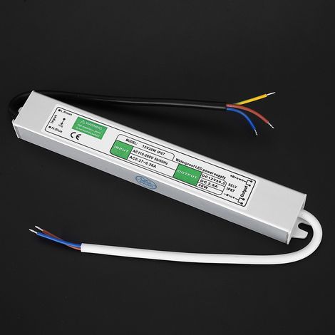 12V 30W LED-Schaltnetzteil, wasserdicht, für den Außenbereich, wasserdichter LED-Treiber, elektrische Komponenten (1/5)