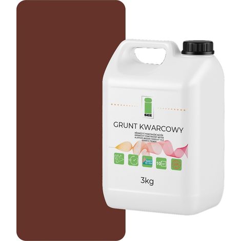 Primer al quarzo per gesso siliconico, 3 kg, marrone, F8012 (1/5)