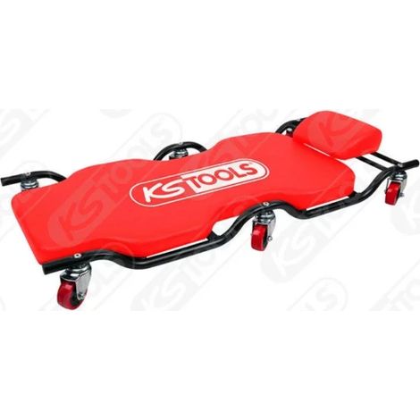 Kstools – Chariot de visite 180 kg – Châssis tubulaire en acier – 6 roues pour grande maniabilité – Dimensions 1160 x 540 x 120 mm (1/3)