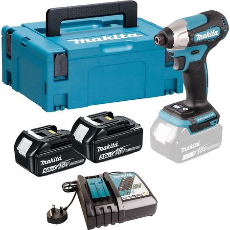 Impact Driver MAKITA DTD157RTJ (2 x 5,0 Ah + DC18RC + MAKPAC 2)