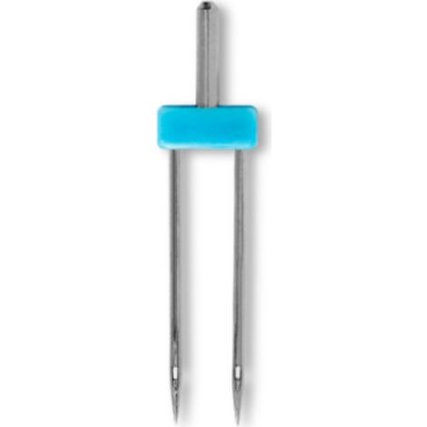 PRYM - AGHI GEMELLI PER MACCHINA UNIVERSALI CON TESTA PIATTA PER CUCITURE DOPPIE E DECORATIVE - 100MM/6,0MM