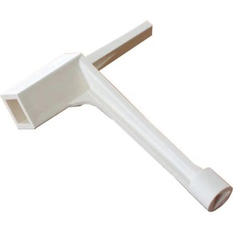 Clé d'ouverture triangulaire en plastique pour plomberie – Accessoires gaz – Pour espaces confinés – Coffret privatif Gurtner