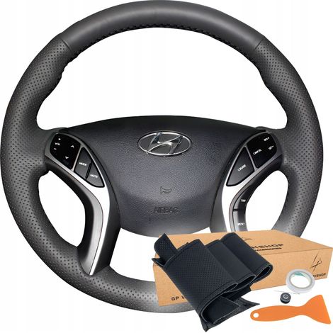 LENKRADABDECKUNG MIT MUSTER FÜR HYUNDAI I30 ELANTRA 2011-2016 (1/5)