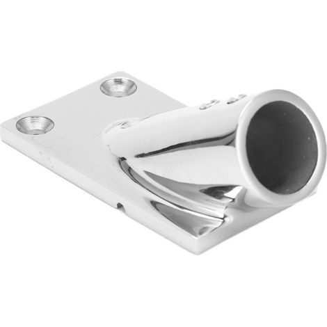 Garniture de rambarde marine 30° en acier inoxydable pour pont de bateau, base rectangulaire, accessoires de pont 22mm (1/5)