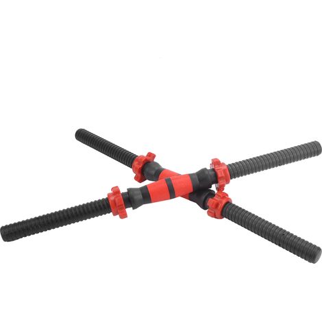 50 cm Hantelstangen, Gewichtheber-Hantelgriffe mit 4 Muttern, Fitnessgerät (1/5)