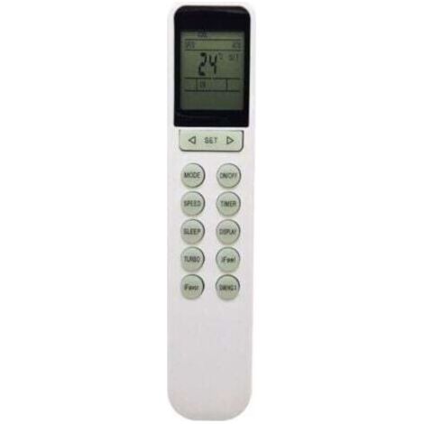 Télécommande [YKYKR-N-301E] pour Climatiseur Kelvinator/Aux Fusion/Airton - ABS, DC 3V (1/4)