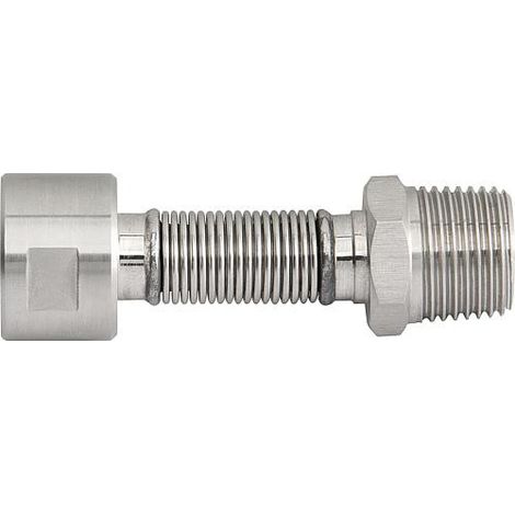 Flexibles canneles inox extensible DN15 (1/2") male x femelle (1/3)