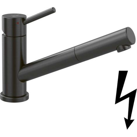 Villeroy & Boch Küchenarmatur Como Shower Anthracite Niederdruck (1/5)