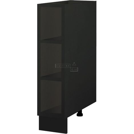 Range bouteille Lovia Noir Mat L 20 cm (1/4)