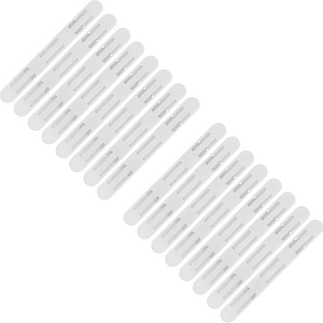 Lot de 16 glissières adhésives en plastique pour tiroirs, longues, et (1/5)