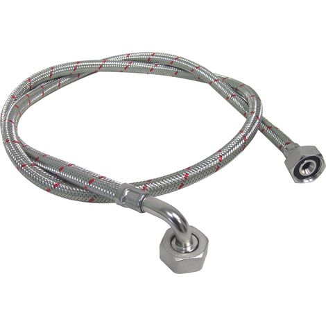 Parigi TUBO CARICO LAVATRICE LAVINOX CON CURVA Attacco 3/4 cm. 150