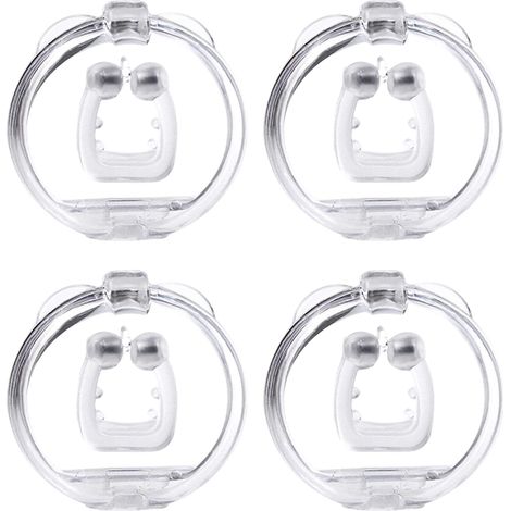 1 Pince-nez anti-ronflement, silicone souple, aimant intégré, ventilation douce, voyage et maison (1/5)