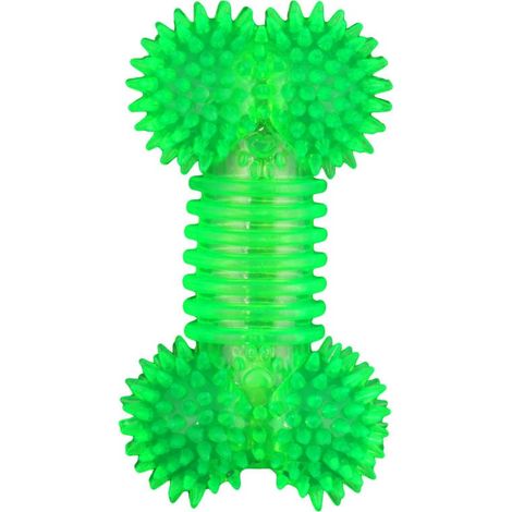 Giocattolo da masticare Kosciuszko in gomma verde per cani (1/4)