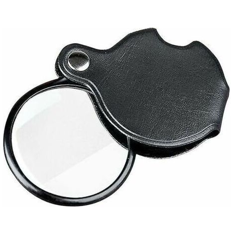 Mini Pocket Magnifier6x Foldable Portable Jewelry Magnifier with Metal Protection (1/5)