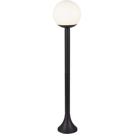 Lámpara de pie LED V-TAC con portalámparas E27, negro mate, altura: 97 cm, IP44 (1/5)