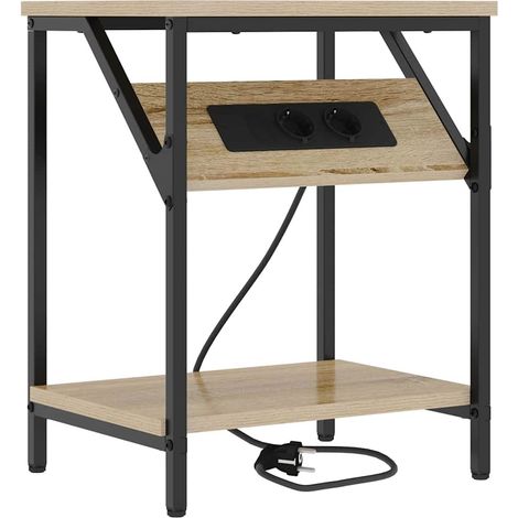 Maison Exclusive - Armadio da Notte Rovere Sonoma 38 x 30 x 48 cm