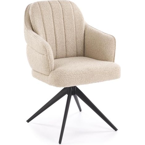 Silla Houston 2019, Beige, 92x56x70cm, Tapiz, Metálico (1/5)