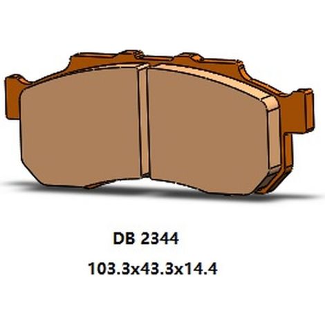 Pastillas de freno delanteras Delta para frenos delanteros Pioneer 2015-2022 Original