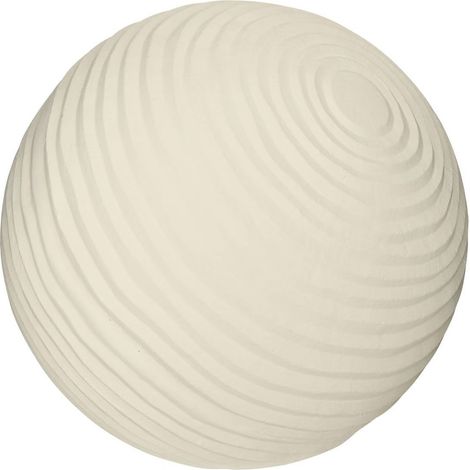 Boule Déco Extérieur "Bili" 40cm Blanc