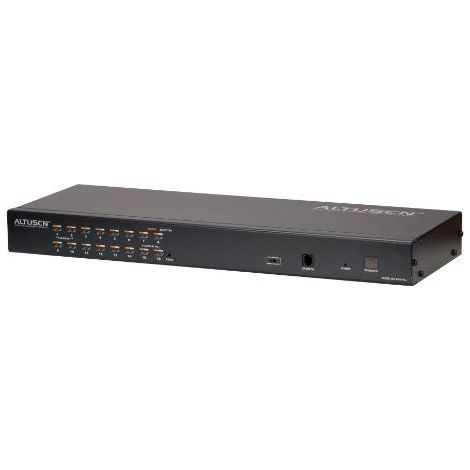 ATEN Switch KVM Cat 5 multi-interfaccia (DisplayPort, HDMI, DVI, VGA) a 16 porte (1/4)