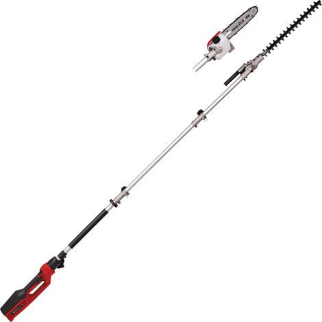 Einhell Taille-haies élagueuse télescopique GC-HC 90/2046 T (900 W, Longueur de Coupe de 41,2 cm pour Le Taille-haie et de 18 cm pour l’élagueuse, Manche Extensible Jusqu’à 2,60 m)