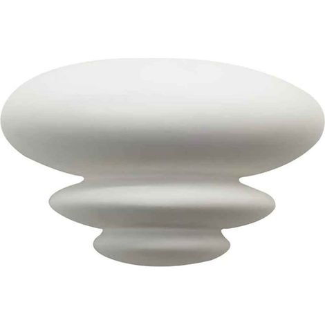 Applique da parete in gesso ovale con onde verniciabile lampada da muro con attacco g9 moderno IP20 (1/3)