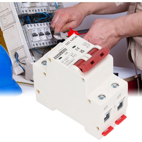 Miniatur-Leistungsschalter DZ47s-63Z C6 2P DC 1000V für Solar-Photovoltaikanlagen, 6A, mit DIN-Schiene, segmentierte Kapazität 6000A. (1/5)