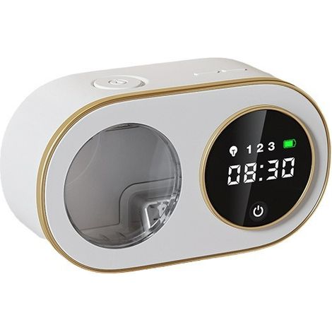 Distributeur De Savon Automatique - Écran Led Haute Définition - Horloge Numérique Intégrée - Étanche Ip5 - Batterie Rechargeable 3000 Mah - Capacité 320 Ml - Montage Murale Sans Perçage - Blanc (1/5)