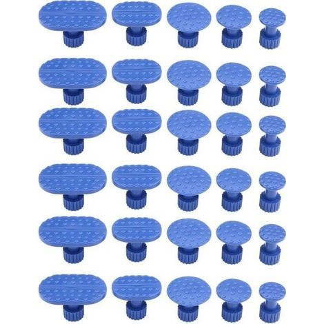 BUNTHAUS 30 pièces de débosselage de carrosserie de voiture tirant des onglets outils de réparation sans peinture onglets d'extracteur de colle (1/5)