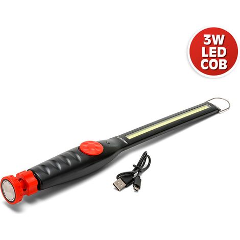 lampada da lavoro ricaricabile led - extra piatta - 3 w (1/5)