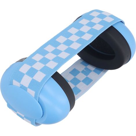 Baby-Ohrenschützer, elastisch, geräuschdämmend, für Babys, zum Schlafen und Reisen, blau (1/5)