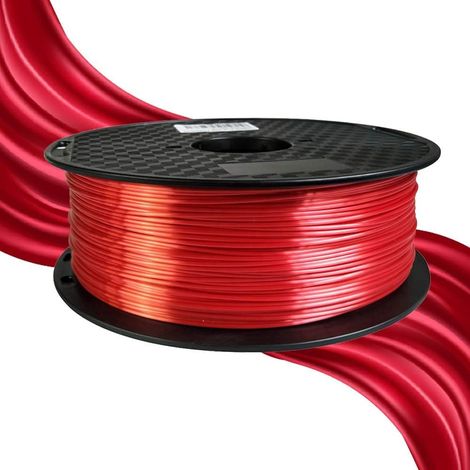 CC3D Filament Pla Soie 1,75mm imprimante 3D 1kg Rouge Accessoire pour imprimante 3D matériel d’impression 3D Soie Rouge PLA filament (1/5)