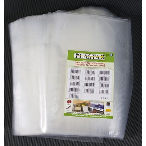 BUSTA GOFFRATA 40X60 CM P/SOTTOVUOTO 100 PZ