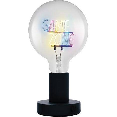 OSRAM Lampe de table LED  1906 Letter, lettrage Hello, néon, 1,2 W, E27, noir, blanc chaud, câble textile (1/2)