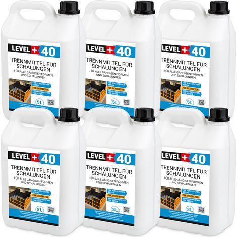 LEVEL+ Trennmittel für Formen und Schalungen Gips- Betontrennmittel L+40 - 30L