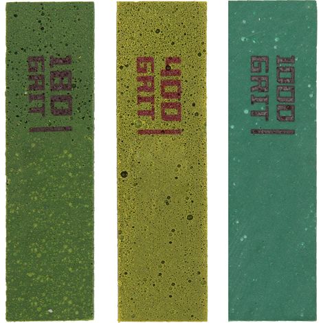 Lot de 3 Blocs de Polissage pour Guitare en Caoutchouc Élastique, Accessoires de Luthier pour Ponçage des Bords (1/5)