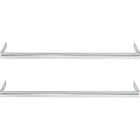 2 Stück Stahltraversen für 60 cm Unterschrank Stabilisierung für Herdeinbauschrank, Spülenschrank Montagewinkel für Schrankstabilisierung von SOTECH