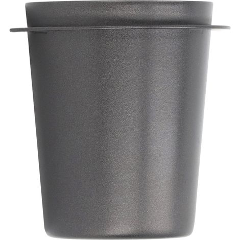Doseur à café universel 58 mm en acier inoxydable avec poignée pour machine à café, doseur de café moulu noir (1/5)