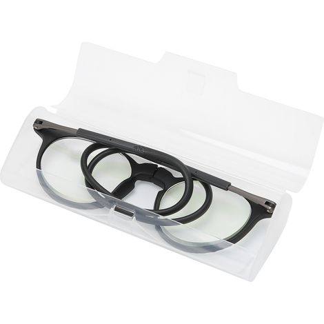 Lunettes de lecture anti-lumière bleue pour personnes âgées, lunettes magnétiques tendance pour presbytes (+350 Noir) (1/5)