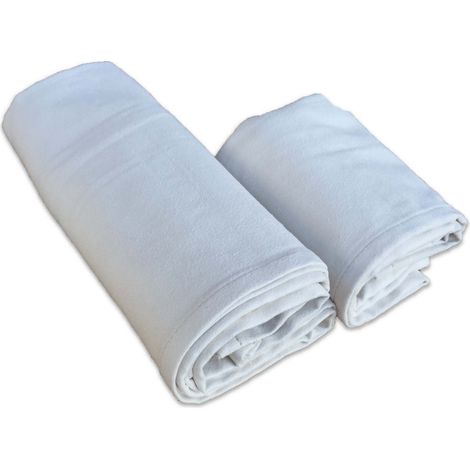 SET ASCIUGAMANI MICROFIBRA PANNA 1+1 VISO E OSPITE