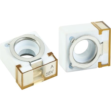 Fusible de batterie évalué pour bateau Terminal fusible de batterie Protégé contre l’allumage camion voiture 58V 2 paquets HABF(50 ampères) (1/5)