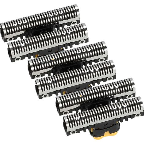 vhbw 3x Klingenblock kompatibel mit Braun Flex Integral 5705, 5706, 5707, 6510, 6012, 6015, 5703, 5704, 5515 Rasierer Schwarz Silber