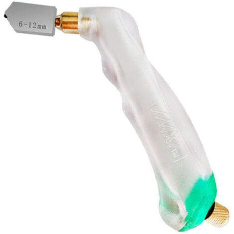 Pince coupe-verre robuste en carbure de tungstène pour bouteilles de verre vitrail et autres - Épaisseur de coupe de 6 à 12 mm (1/5)
