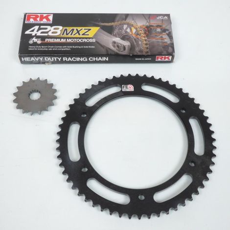 Kit chaîne France Equipement pour Moto Yamaha 125 DTR 1993 à 2006