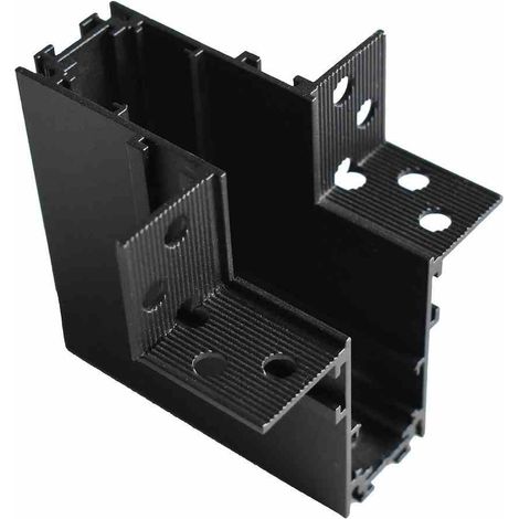 Connecteur d’angle encastré plafond-mur ML6633 noir (1/2)