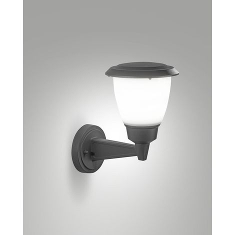 Luminaire extérieur Fabas Luce Thiago Dark Grey aluminium gris Ø 16,3 cm E27 IP54 réf. 6566-21-294 (1/3)