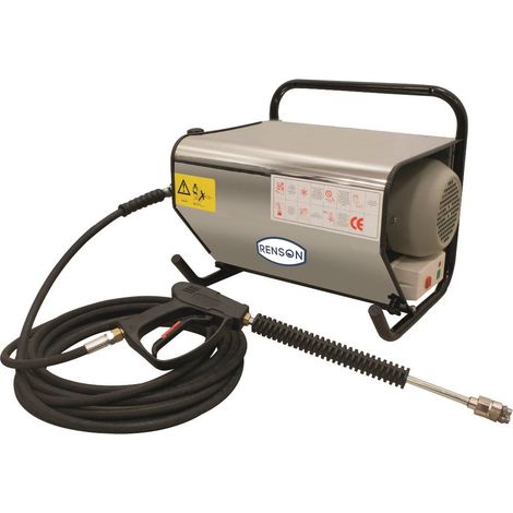 Renson – Nettoyeur haute pression thermique 150 bar – Débit 21 L/min – Moteur triphasé 5,5 kW – Pompe radiale pour usage professionnel (1/3)