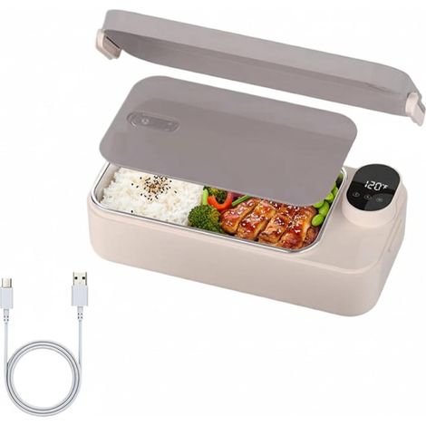 Boîte-Repas Chauffante Électrique pour Adultes Chauffe-Plat (1/5)